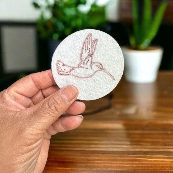 Hummingbird Beading Pattern Set | Pellon Peltex Stencils