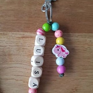 Keychains, name rings, pocket danglers with names