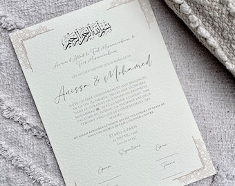 Certificat de mariage islamique, Hlel, nikkah