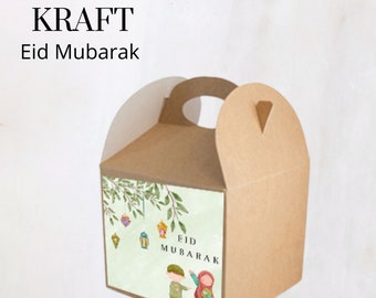 Box, boîte enfant Eid MUBARAK  pour Eid  2024 personnalisé