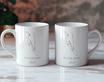 Mug personnalisé, tasse personnalisée, annonce grossesse, futur papa