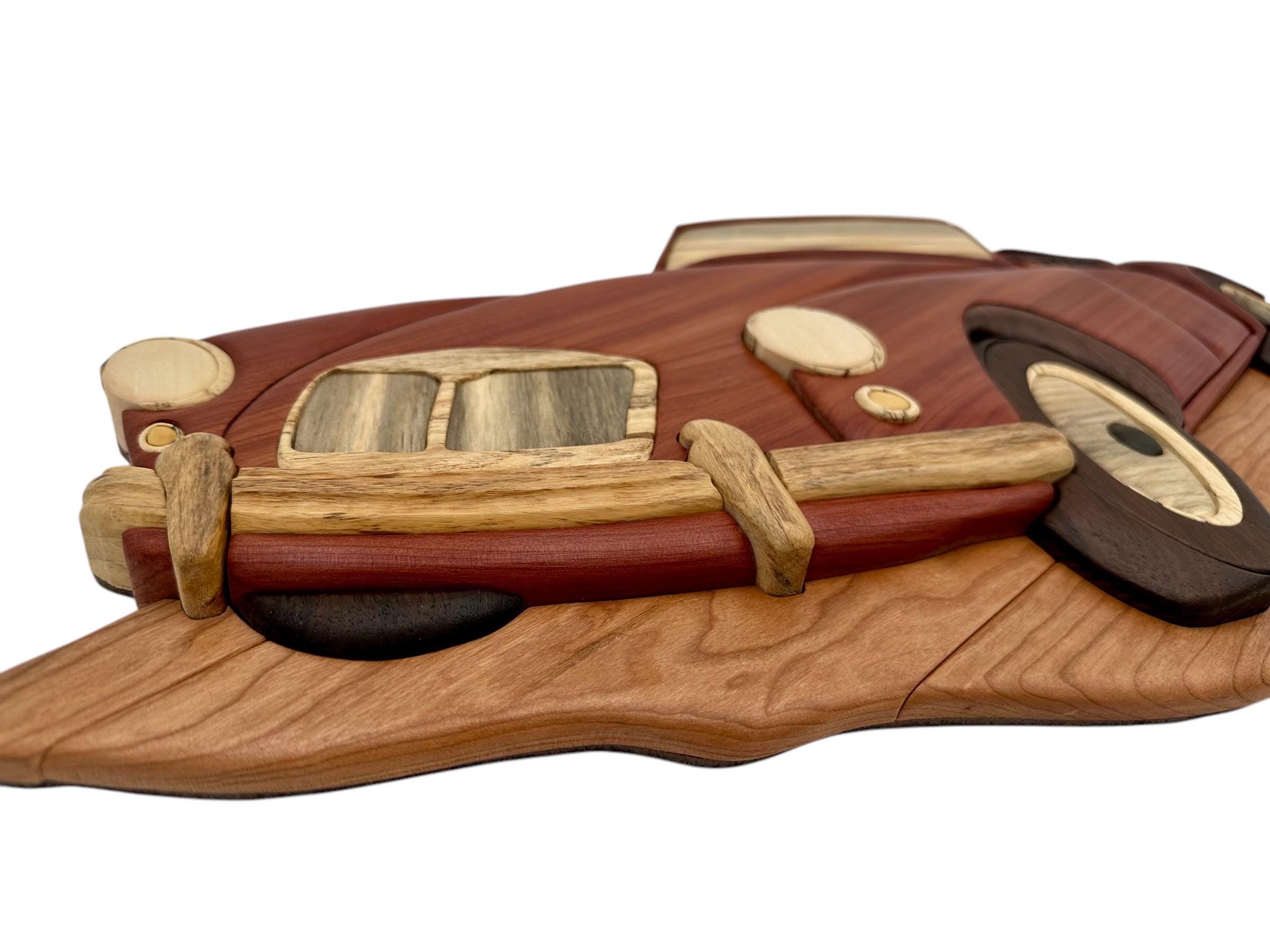 Sports Car Intarsia Wood Art Wall Hanging Classic Decor - Etsy