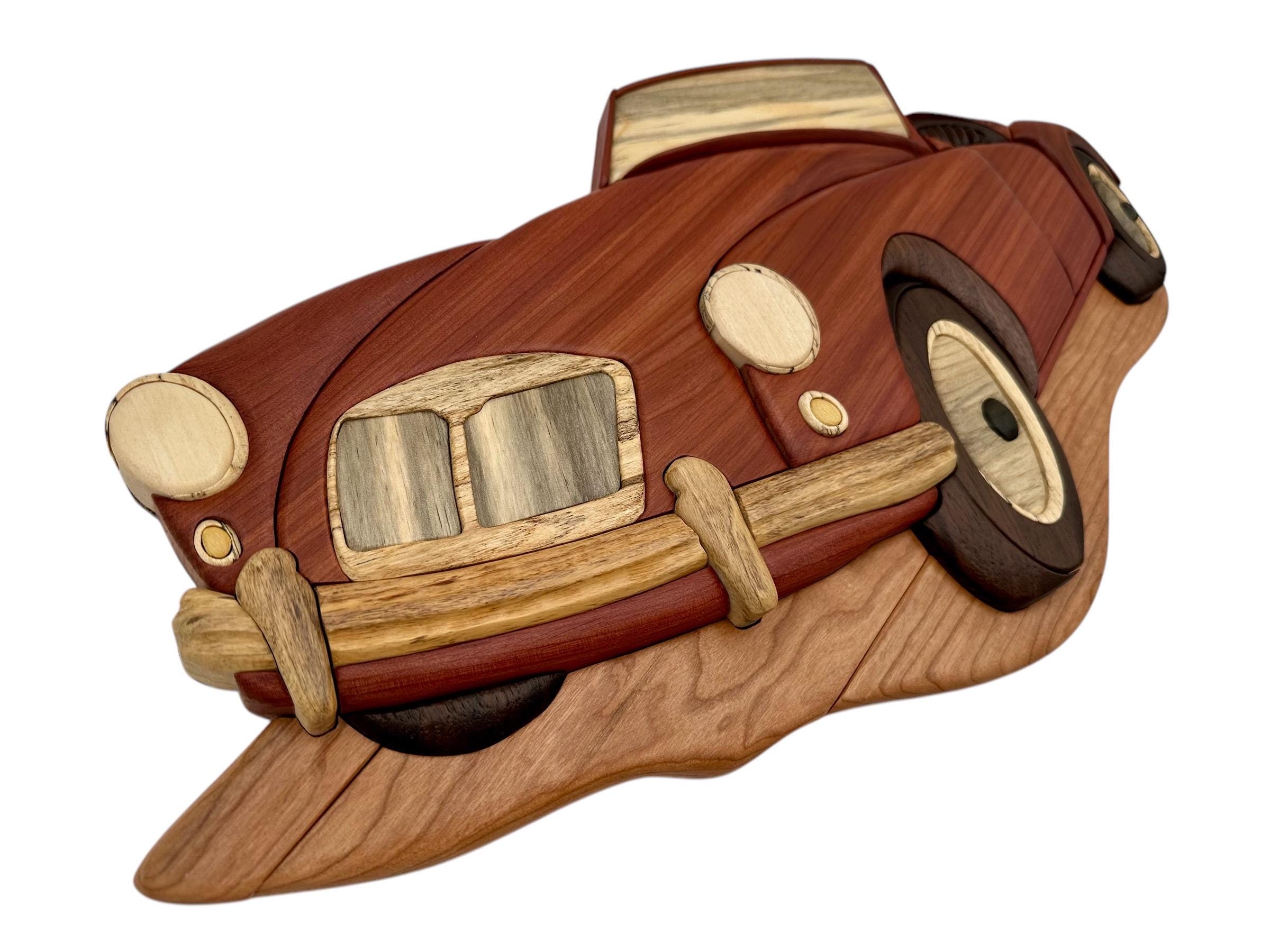 Sports Car Intarsia Wood Art Wall Hanging Classic Decor - Etsy