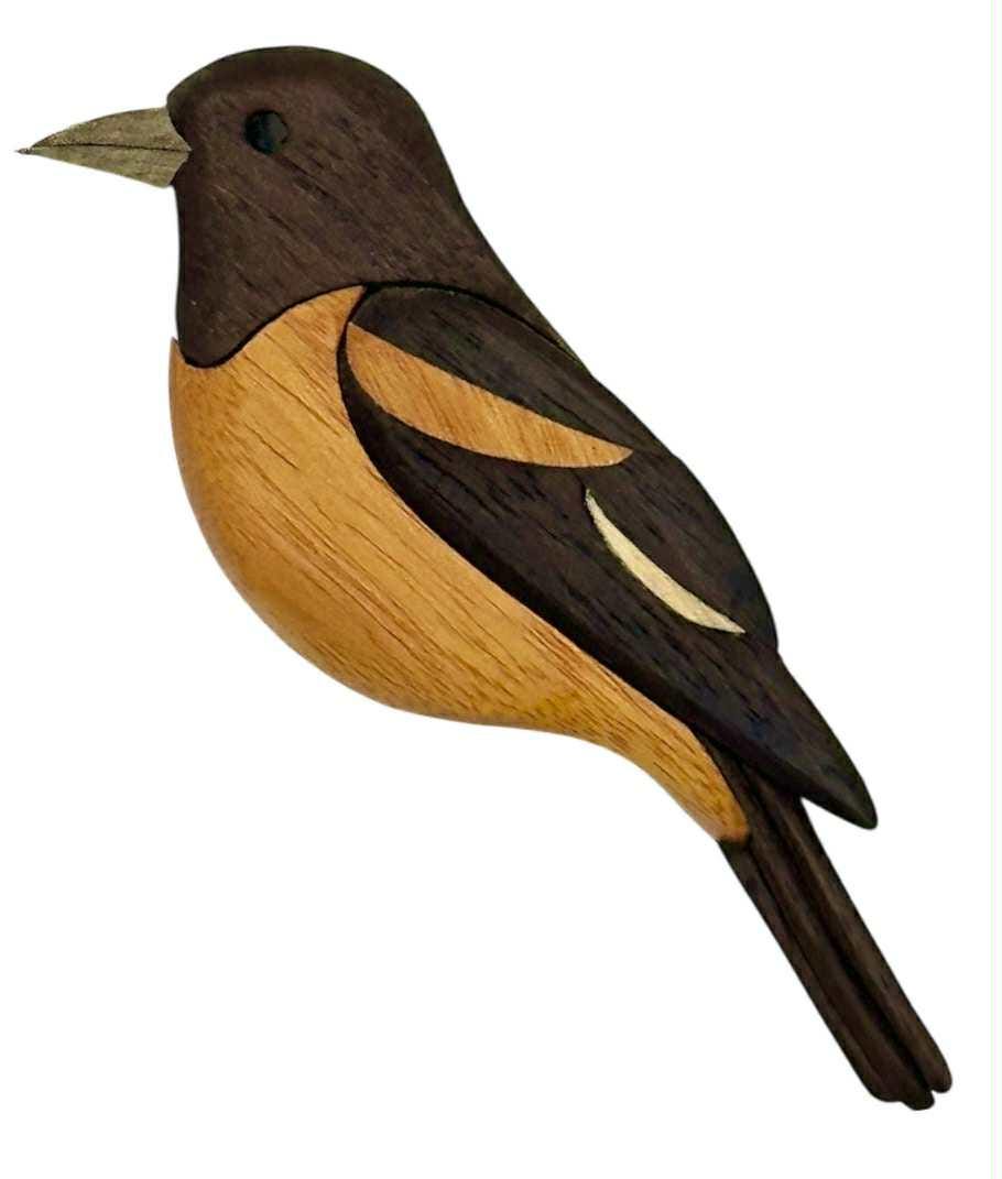 Birds of the Midwest Wood Intarsia Magnets / Ornaments PATTERN ONLY