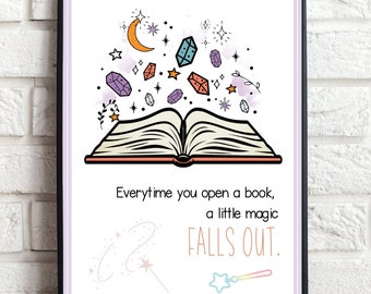 Reading is Magic Poster: BookWeek Klassenzimmer Dekor (Digitaler Download)