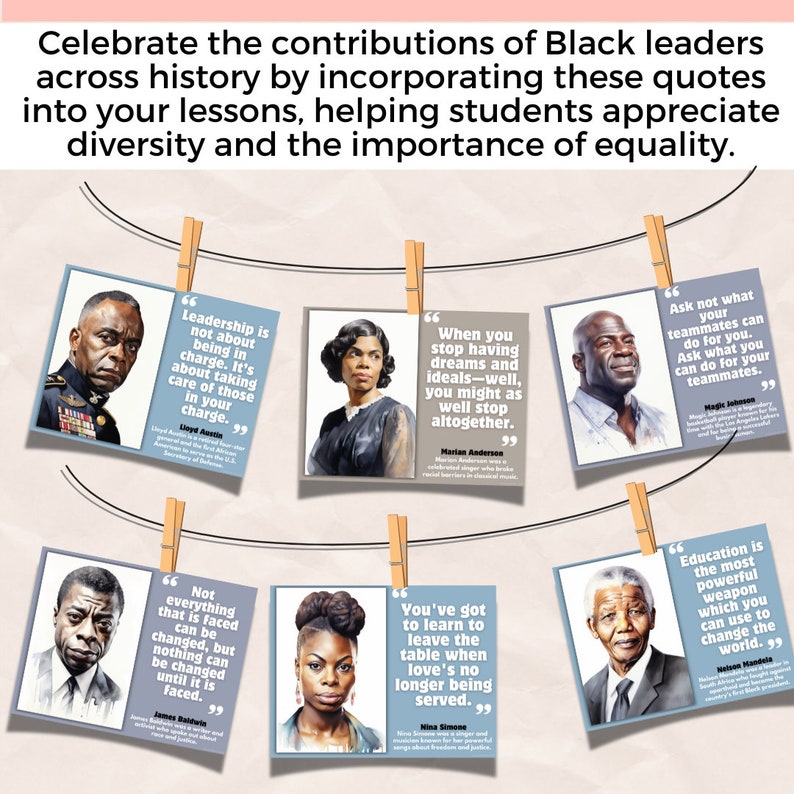 Black History Month Posters: African American Leaders & Inspirational ...