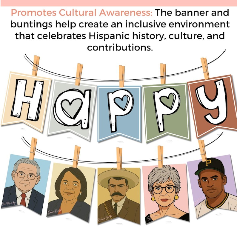 Hispanic Heritage Month Banner – Printable Classroom Decor With 30 ...