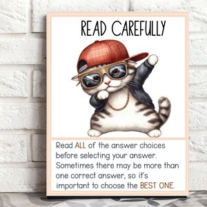 Test Strategies Board, Test Prep Tips Classroom Bulletin Board, Test Bulletin Board Idea, May Bulletin Board, Testing Printable Board