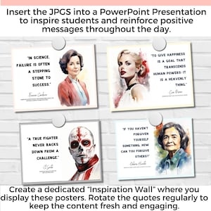 Hispanic Heritage Month Poster, Hispanic Heritage Month Bulletin Board Posters, Hispanic Leaders Quotes Printable Posters Digital Download