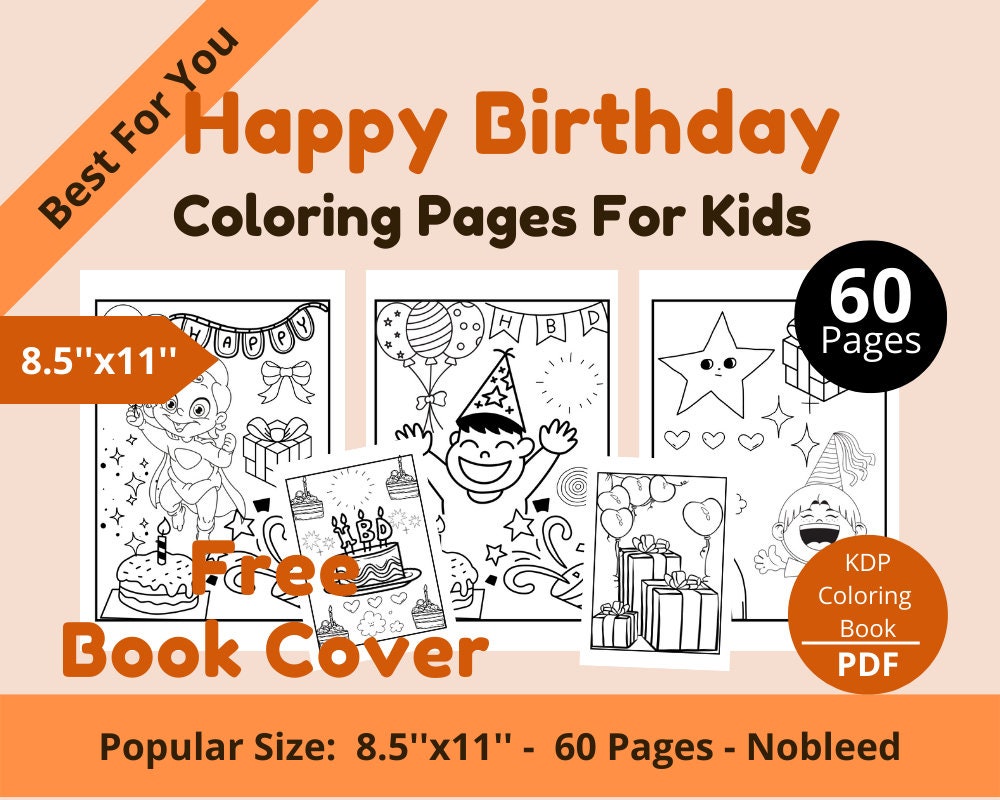 60th Birthday Coloring Pages