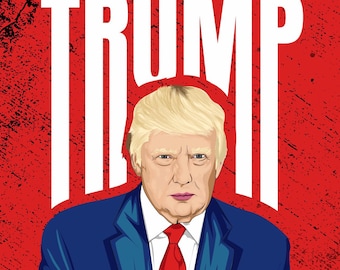 Donald Trump Victory 2024 Poster: Gerahmtes Portrait (Digitaler Download)