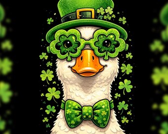 gans st patrick day heilige st patricks day png Entenshirt patrick day shirt St patrick shirt St Patrick svg St Patrick png eine lustige Gans