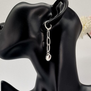 Ryuk Herz Kette Ohrringe Silber Für Frauen Edelstahl Japanisch Anime Geschenkidee Death God Cosplay Accessoires Schmuck Gold Ohrringe