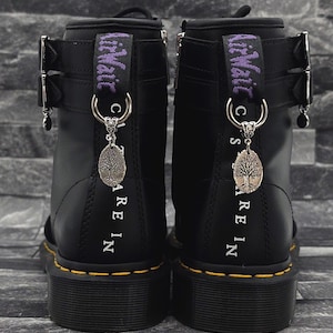 Tree of Life Boot Charms, Yggdrasil Shoe Charms, Silver Viking Boot Jewellery, Witchy Accessories