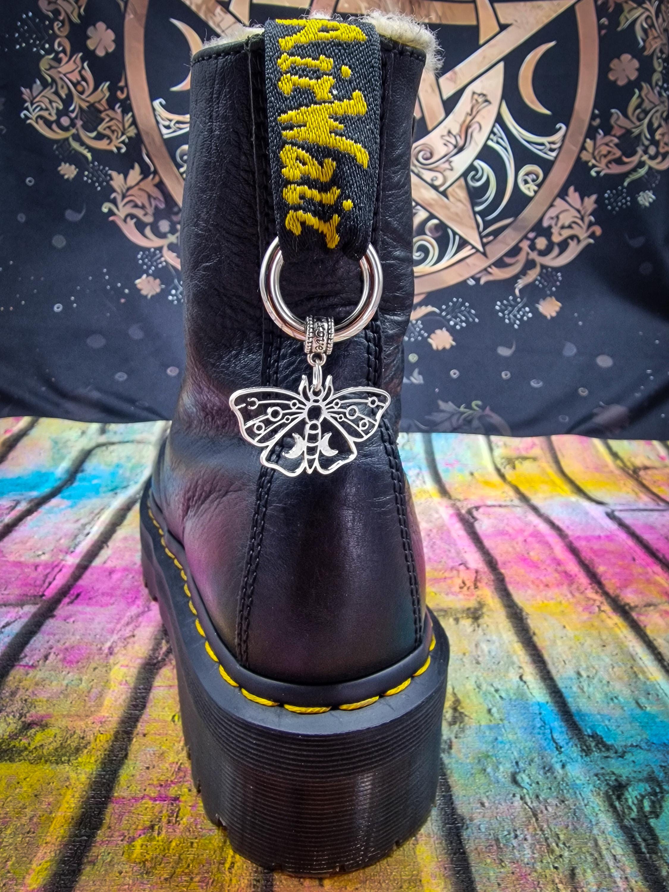 Luna Moth Boot Charms Doc Martens Butterfly Boot Charms