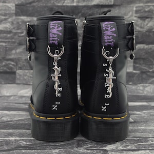 Snake Sword Boot Charms, Serpent Shoe Charms, Gothic Boot Jewellery, Witchy Alternative Accessories