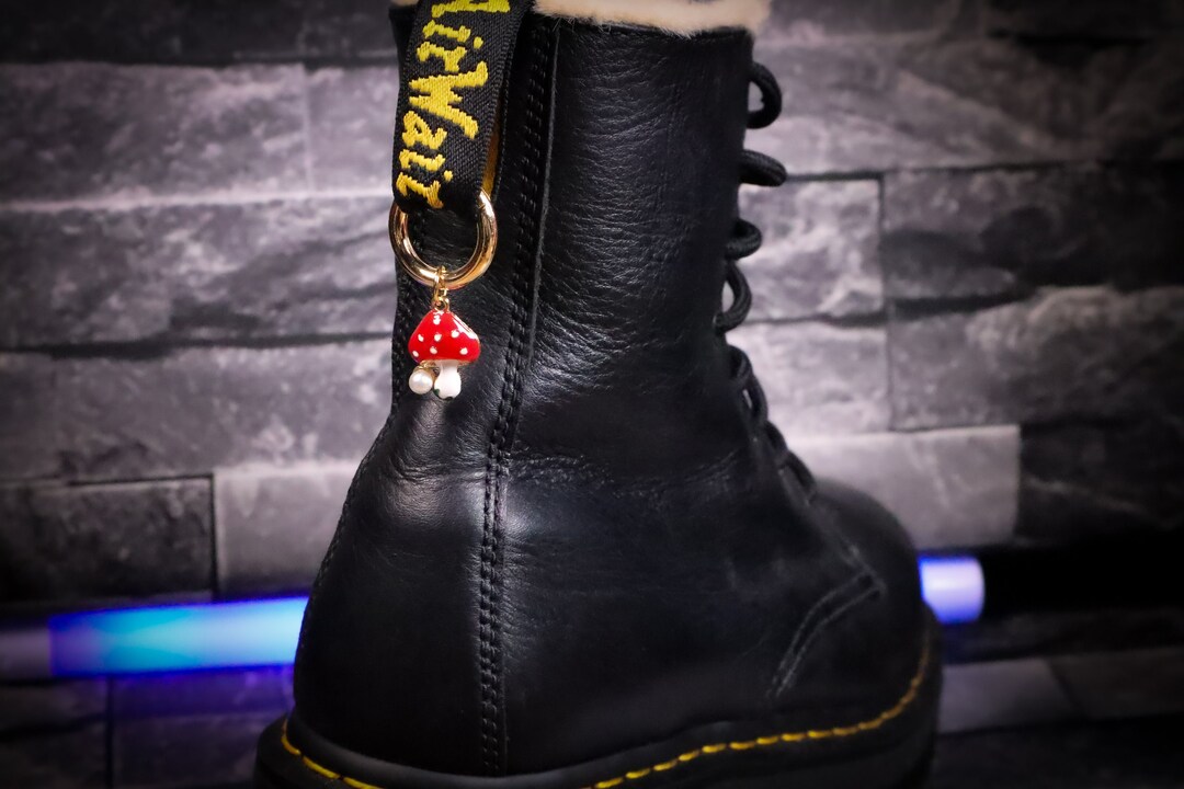 Cute Kawaii Red Mushroom Toadstool Dr Marten Boot Charms Shoe Accessory ...