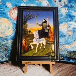 Nandor The Relentless Carousel Horse - What We Do In The Shadows Art Print Wall Decor Poster A3 A4 A5