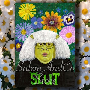Danny &#39;Shrongo&#39; DeVito X Shrek Ongo Gablogian Meme Painting Print Wall Art Its Always Sunny Poster A3 A4 A5