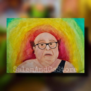 Frank Reynolds - It&#39;s Always Sunny Pintura Impressão Danny Devito Pôster Arte de parede A3 A4 A5