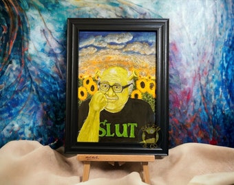 Danny &#39;Shrekito&#39; DeVito X Shrek Meme Gemälde Druck Wandkunst Ist Es Immer Sonnig Poster A3 A4 A5