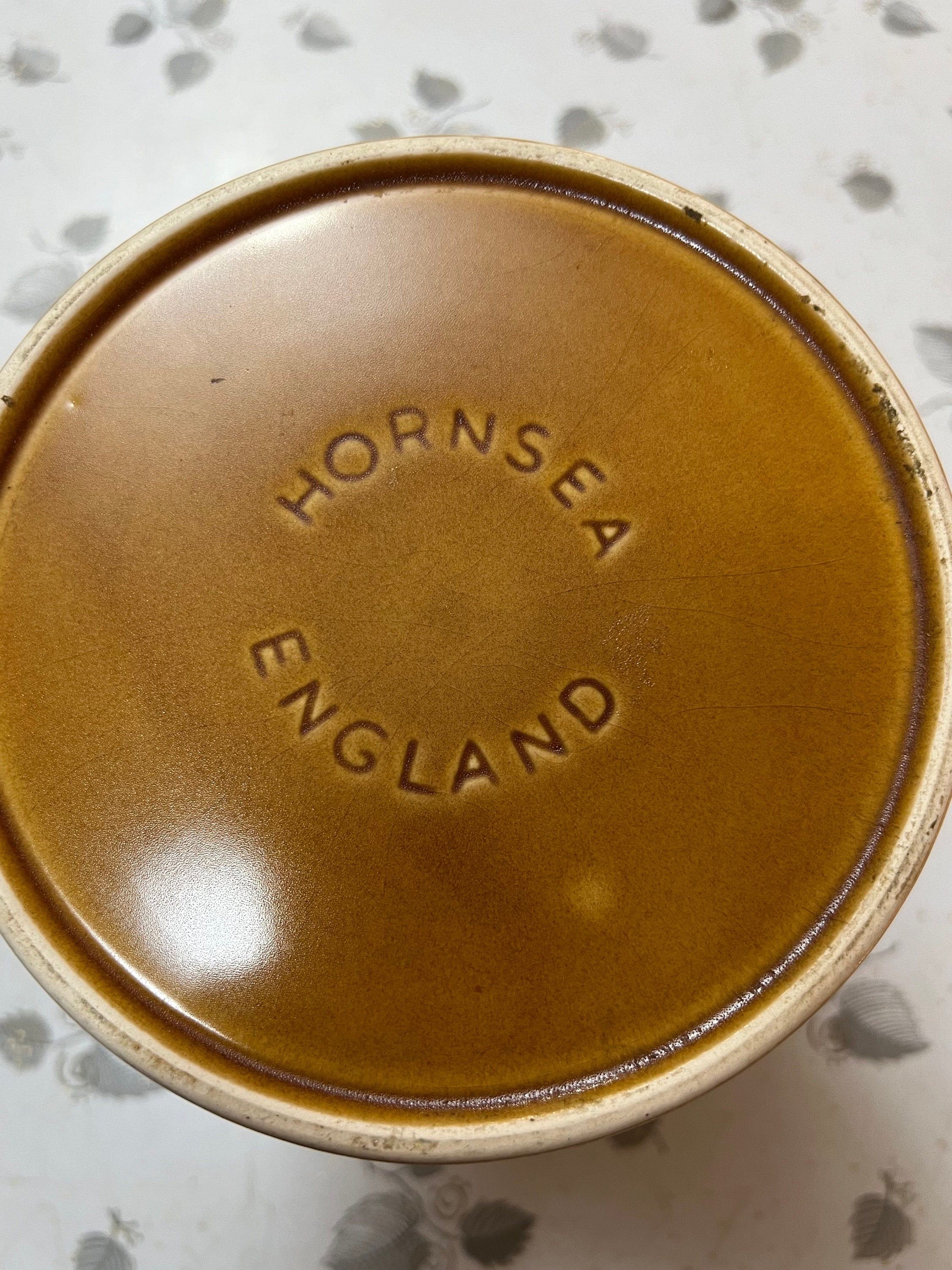 Hornsea Pottery saffron Designed Flour Canister by John Etsy