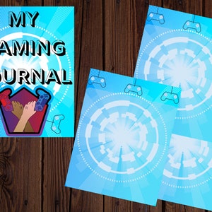 Digital Gaming Journal video game log 10 page Instant download Fillable PDF