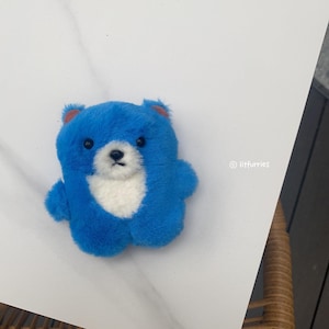 BLUE BEAR SHOKZ Case - Handmade Fluffy Cover for OpenFit, OpenDots series