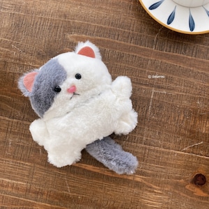 GREY & WHITE KITTEN Case for Beats Studio Buds, Beats Studio Buds +, Beats Solo Buds