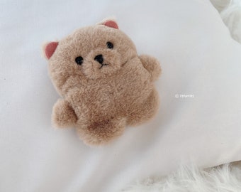 TEDDY BEAR AirPods Case for Gen 1 | 2 | 3 | Pro | Pro 2, Brown Bear AirPods Case, Stuffed Teddy Bear AirPods Cover, Teddy Bear Fans Gift