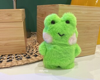 LIME FROG AirPods-Hülle – Kawaii, handgefertigte, flauschige Hülle für AirPods der 1., 2., 3., 4., 5. Generation, Pro, Pro 2 und Pro 3