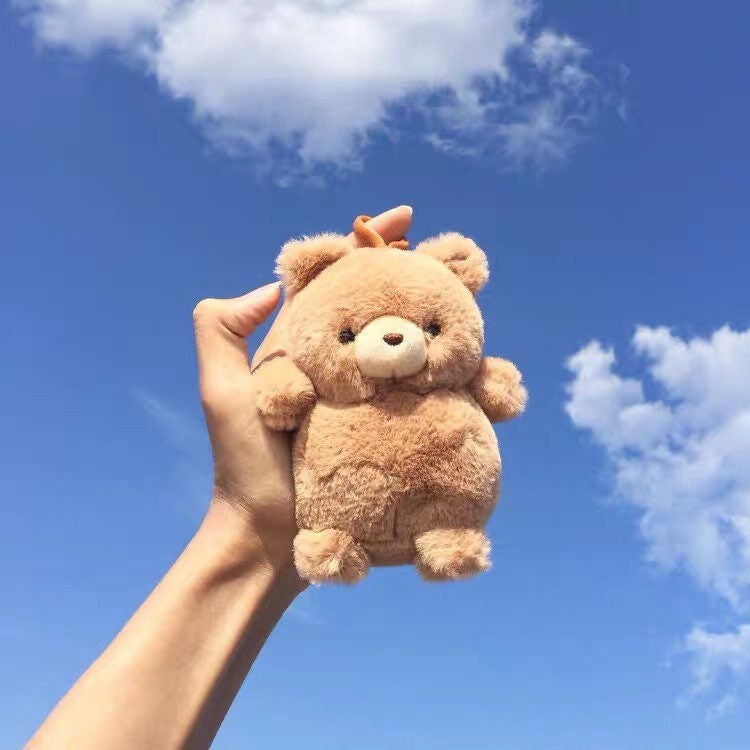 plush teddy bear keychain