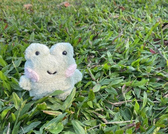 Niedliche grüne Frosch-AirPods-Hülle – Kawaii, handgefertigte, flauschige Hülle für AirPods der 1., 2., 3., 4., 5. Generation, Pro, Pro 2 und Pro 3