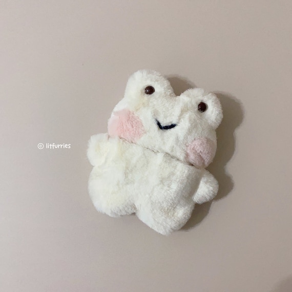 SNOW FROGGY AirPods Case - Kawaii Handmade Fluffy Cover for AirPods Gen 1, 2, 3, 4, Pro, Pro 2, Pro 3