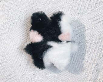 Yin-Yang-Frosch-AirPods-Hülle – Kawaii-Handgefertigte, flauschige Hülle für AirPods der 1., 2., 3., 4., 5. Generation, Pro, Pro 2 und Pro 3