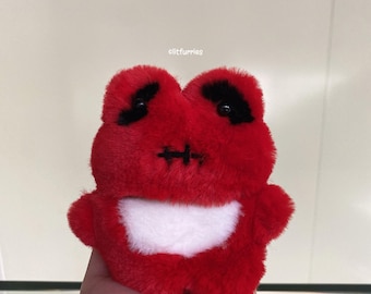 SCARLET FROG AirPods-Hülle – Kawaii, handgefertigte, flauschige Hülle für AirPods der 1., 2., 3., 4., 5. Generation, Pro, Pro 2 und Pro 3
