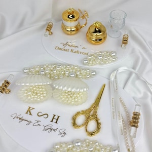 Tray Engagement tray Acrylic glass Mocha tray söz nisan Ring tray