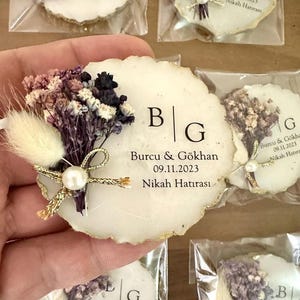 Wedding guest gift, Wedding Magnet, Wedding Favors, Engagement Favors,Epoxy Magnet, Anniversary Favors,Islamic Wedding Nikah Favor
