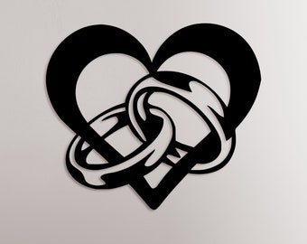 Hochzeit Ringe svg, Hochzeitsherz svg, Hochzeitspaar svg, Sofortiger Download, SVG, Cdr, Pdf, Dxf, Ai digitaler Download