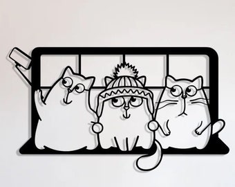 Funny Cats Selfie SVG Bundle, Cats Bundle SVG, Cat Lover SVG, Cat Owner Svg, Pets Loving Svg, Cut File Cricut, Silhouette Cat Dxf