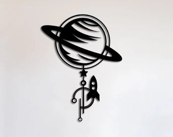 土星 svg、土星 dxf、土星惑星 svg、リング付き惑星 svg、リング付き、svg、カット ファイル、デザイン、dxf、クリップ アート、ベクター、宇宙壁アート