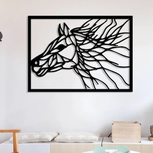 Wall Decor Horse Silhouette Laser Cut, Svg, Dxf, CNC Cutting, CNC Router, Digital, Vector File, Horse clipart, Western laser cut, plasma