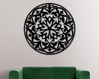 Decorative Mandala Wall Art for Laser Cutting and CNC – Instant Digital Download