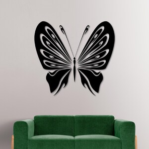 Butterfly Wall Decor, Laser Cut SVG for Glowforge and CNC, Nature Design