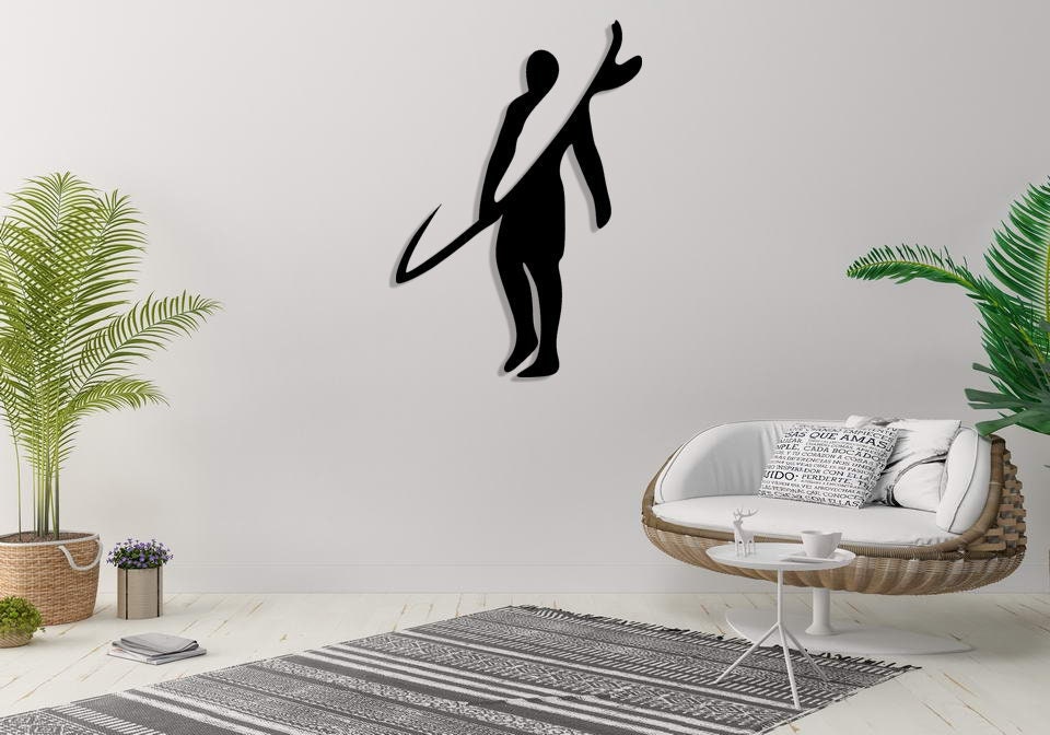 Man, Ai, Eps, Svg, Dxf, Pdf,digital Image,surfer, Man, Surfing