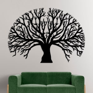Tree Wall Decor SVG-png-DXF,Dark Silhouette, Instant Download,Tree Panels, Wall Panels, Room Decor, Tree Patterns, Laser CNC, Plasma Cricut
