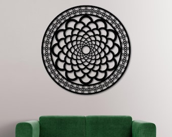 Glowforge Laser Cut Panel DXF File for Wall Decor, Home Decoration, Geometric Design, Instant Digital Download
