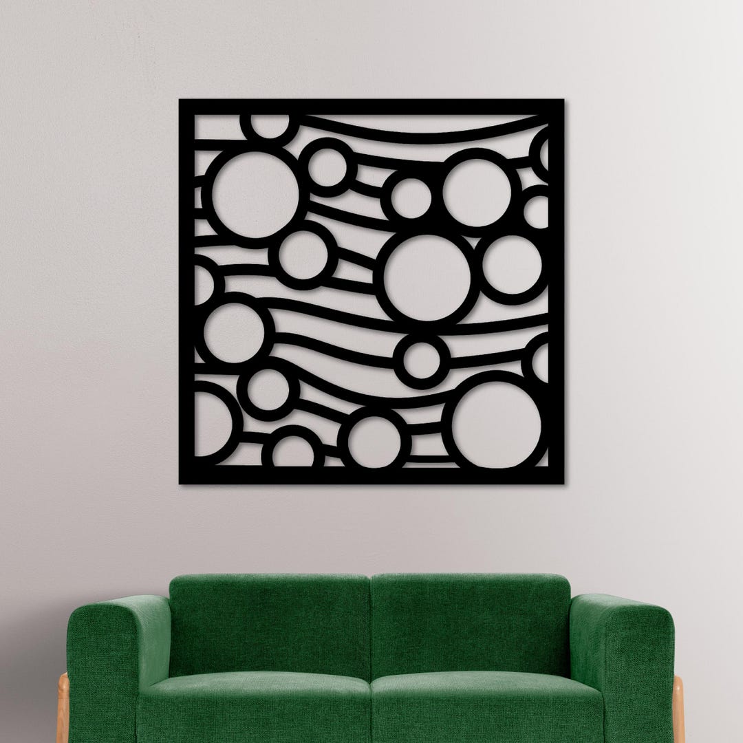 CNC Router DXF File - Decorative Wall Panel for Laser and Plasma ...