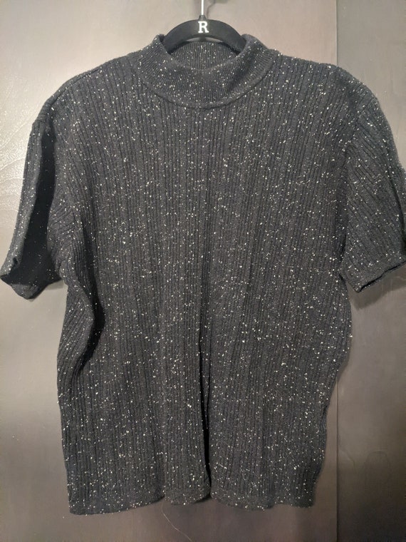 Vintage Plus Liz Claiborne Short Sleeve Sweater