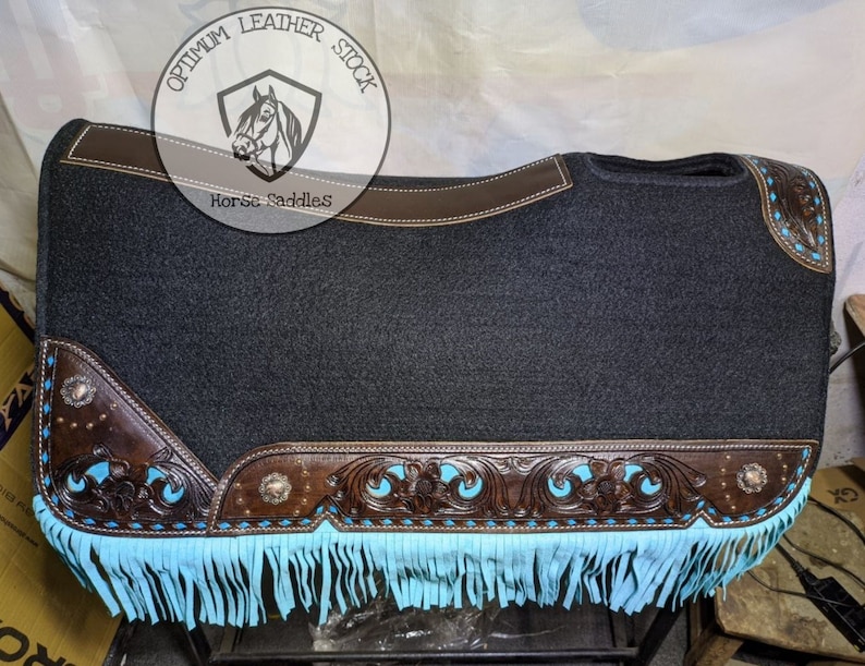 Handmade Western Wool Felt Ranch Pad, (Read Description for more info). image 3